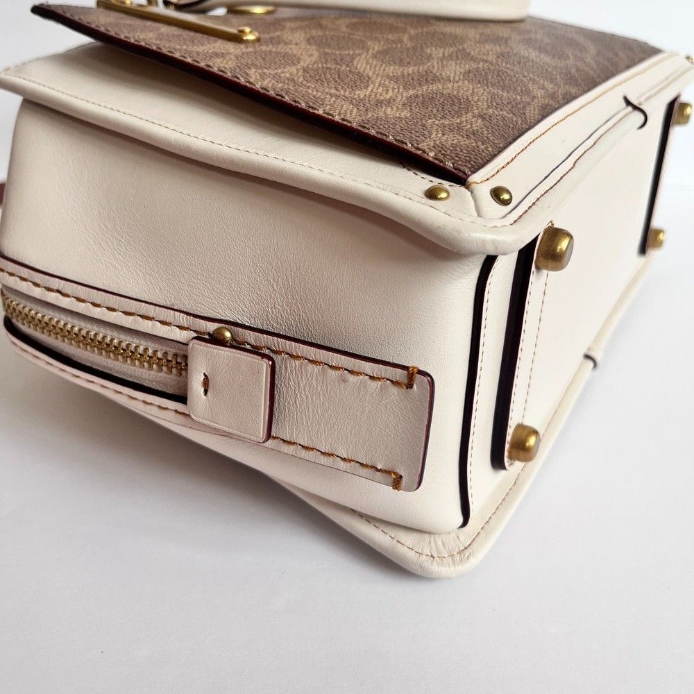 Coach Dreamer Chalk Signature Crossbody Tote Bag … - image 4